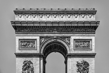 Fototapeta na wymiar L'Arc de Triomphe in Paris France
