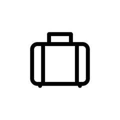 Luggage line vector icon