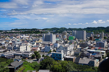 掛川城天守からの風景