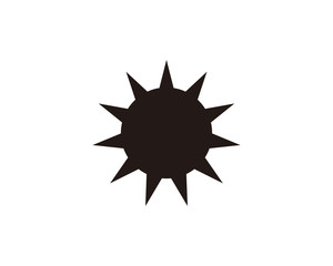 Sun icon symbol vector