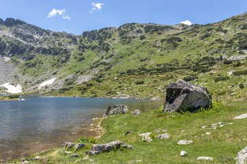Fototapeta na wymiar The Fish Lakes (Ribni Ezera), Rila mountain, Bulgaria