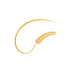 Agriculture wheat Logo