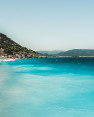 Beautiful sea on Rhodos Island