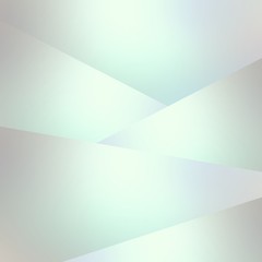 Pastel iridescent overlap template. Close up geometric simple pattern. Trendy light empty background.