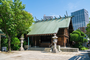 Fototapeta na wymiar 東京　佃の住吉神社