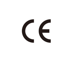 CE icon symbol vector - obrazy, fototapety, plakaty