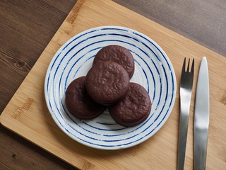 Choco Pie, Round Chocolate Sweets