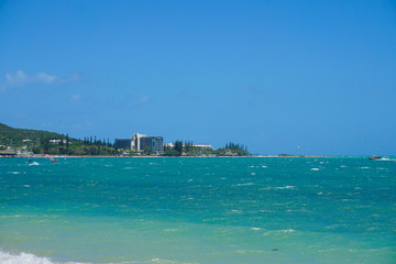 ヌメアのビーチ