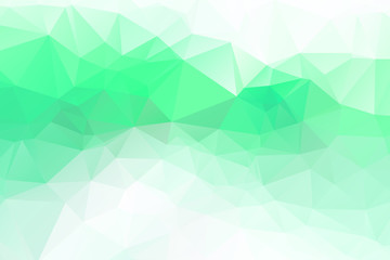 Light Green vector polygon abstract backdrop. Polygonal abstract vector with gradient. Textured pattern for your backgrounds