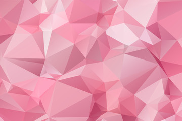 Light Pink vector modern geometric abstract background , Multicolor, Rainbow vector triangle mosaic template