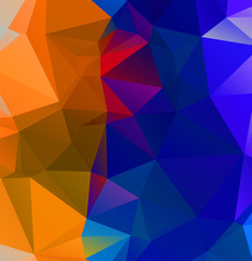 Abstract multicolor full Color rainbow background. Vector polygonal design illustrator