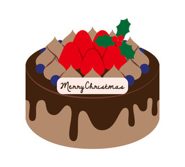 クリスマスケーキ_チョコ