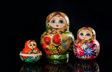 Beautiful Russian nesting dolls