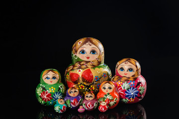 Beautiful Russian nesting dolls