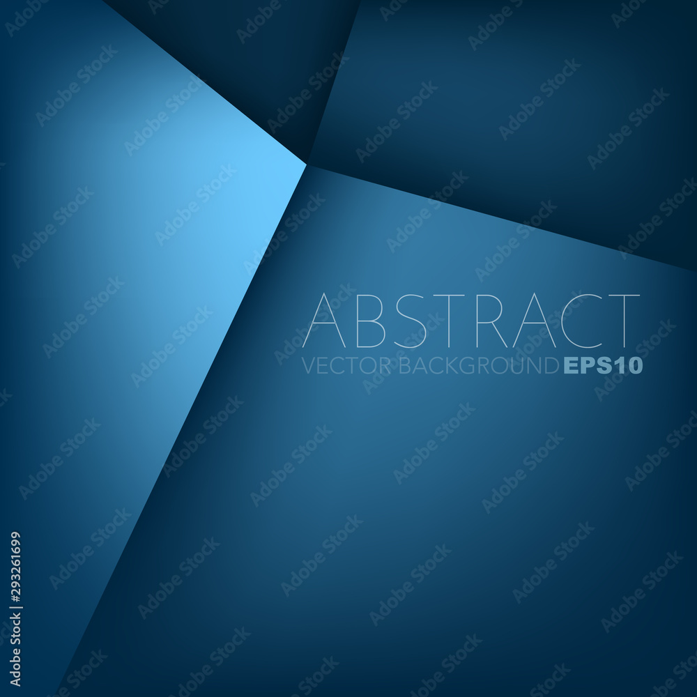 Poster abstract blue background with copy space for your text