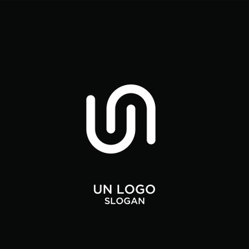 un s logo icon design vector illustration