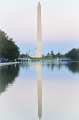 National Mall with a view of Capitol, Washington Monument, and reflection pool - Washington D.C....