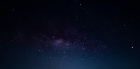 Milky way galaxy with stars and space dust in the universe