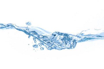 Water Close up of splash of water forming