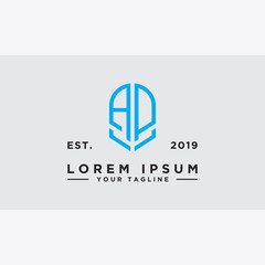 initial letter AD logo icon, the logo design inspiration for the company from. -Vectors