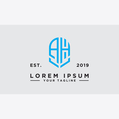 initial letter AH logo icon, inspiring logo designs for companies from. -Vectors