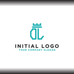 initial letter logo icon DL, logo design inspiration for companies from. -Vectors
