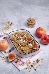Granola with fruit