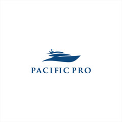 Pacific Boat Logo Design Idea