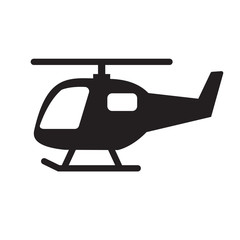 helicopter icon on white background. flat style. helicopter transport  icon for your web site design, logo, app, UI. helicopter symbol. flight transportation  sign.