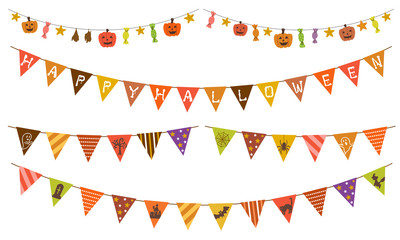 ハロウィン　ガーランド