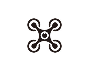 Drone icon symbol vector
