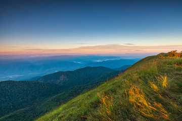 Landscape of Doi Mon Chong, Chiangmai, Thailand.