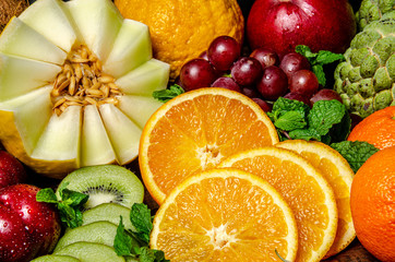 fresh fruits and vegetables