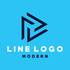 Modern Triangle Logo Design Inspiration For Business And Company.