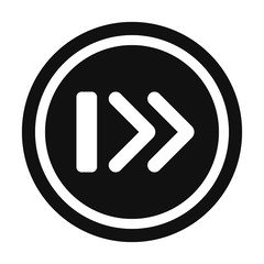 Arrow Right vector icon isolated on background. Trendy sweet symbol. Pixel perfect. illustration EPS 10