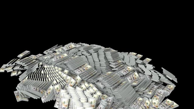 Dollar animated in cinema 4d
