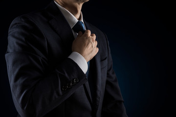 ビジネスマン ネクタイ