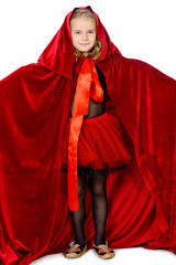 big red fancy cloak