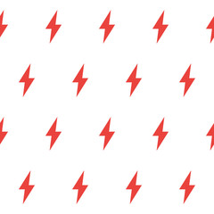  Lightning. Vector seamless pattern.