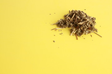 Infusion of raspberry leaf, recommended for pregnant women