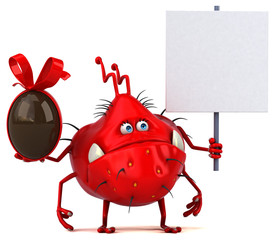 Fun germ - 3D Illustration