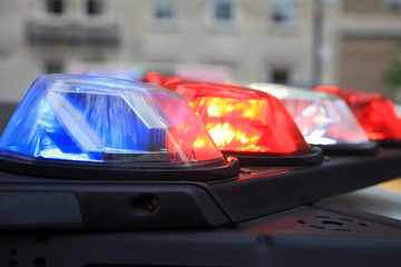 Polizei in New York City. USA