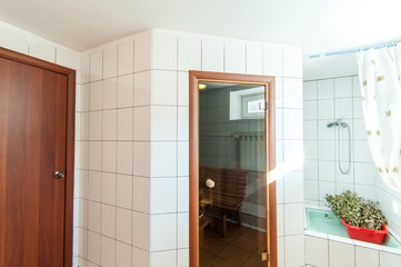 Russia, Moscow- June 26, 2018: interior room apartment. standard repair decoration in hostel