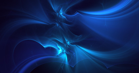 3D rendering abstract fractal business background