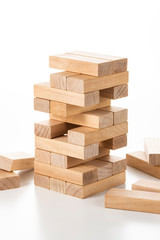 積み上げたブロック