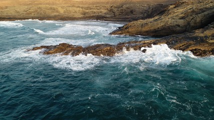 natural pools created by volcanic lava on the Atlantic coast