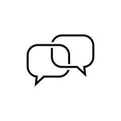 Naklejka premium bubble speech icon vector design template