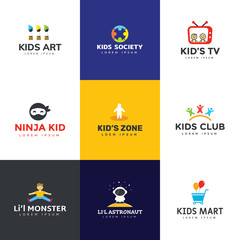Pack of Kids Logo Designs