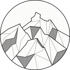 Mountain Illustration #06