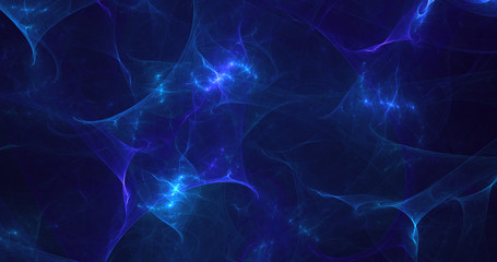 3D rendering abstract fractal electromagnetic background 